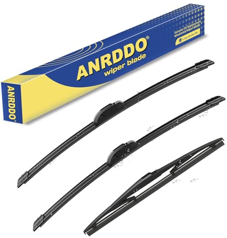 3 wipers Replacement for 2004 2005 2006 2007 2008 2009 Toyota Prius -Original Equipment Windshield Wiper Blades Set 26+18+16 (Set of 3) U/J HOOK