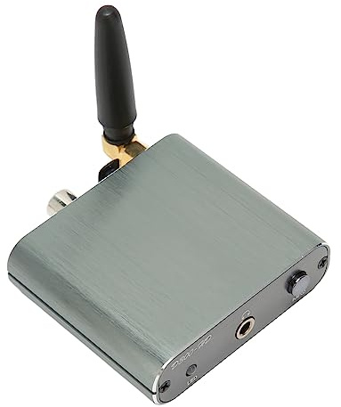 Bluetooth 5.2-mottagare, HiFi Bluetooth-ljudadapter med APTX Low Latency, Bluetooth-ljudmottagare med Lång Räckvidd med AUX Optisk Koaxialutgång för Högtalare