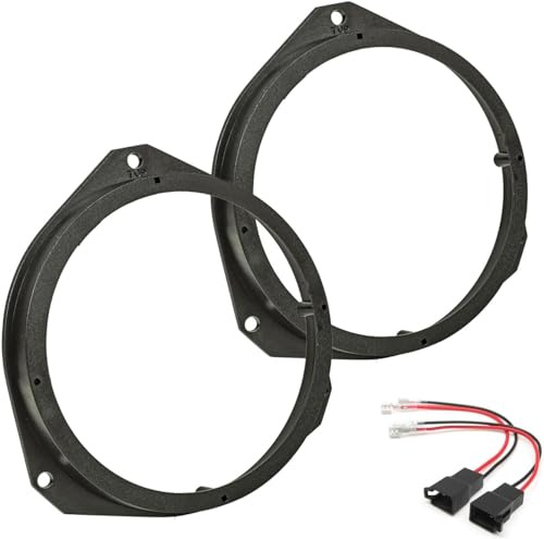 SoundPLUS Kit Installazione Supporti Adattatori Casse Autoradio Altoparlanti 165 mm compatibili per Fiat Alfa Romeo Lancia Opel Peugeot Citroen Ford Iveco Renault