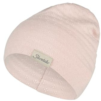 Sterntaler Beanie strukturiert – Beanie aus Mischgewebe mit Struktur, Zwei Tragevarianten, pflegeleicht, mit UV-Schutz 50+