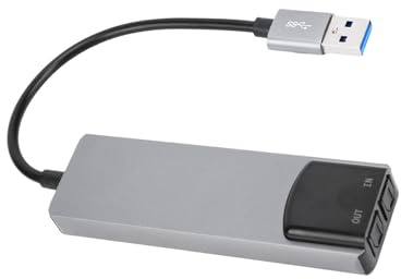 MENDUNER USB 7.1 Surround-ljudkort med SPDIF Digital Sound Extern Ljudadapter i Aluminiumlegering - Förbättra Din PC-ljudupplevelse