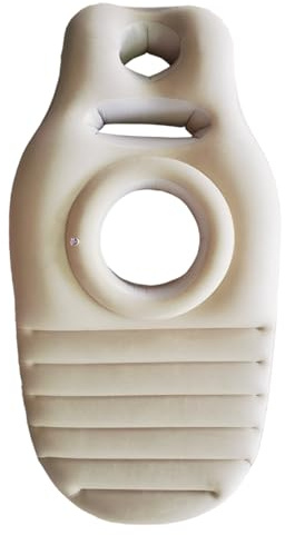 Wxeadu Almohada Inflable de Embarazo, Almohada de Maternidad con Orificio para El Abdomen, Colchoneta de Yoga con Agujero, Cojin Embarazada PVC Espesante para Soporte Corporal Completo