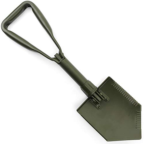 Epic Militaria Bundeswehr Klappspaten mit Kunststoffabdeckung