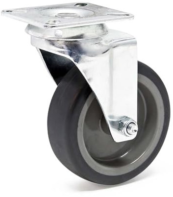 Rueda giratoria sin freno para transporte 100mm 80kg Rueda para muebles Cargas pesadas marcha suave