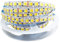 Tesfish 24V 2 in 1 LED Streifen CCT Kaltes Weiß + Warmweiß, Farbtemperatur einstellbar (2800K bis 6500K) 5M Strip Lichtband IP20 Gesamt 600 LEDs band Lichtleiste