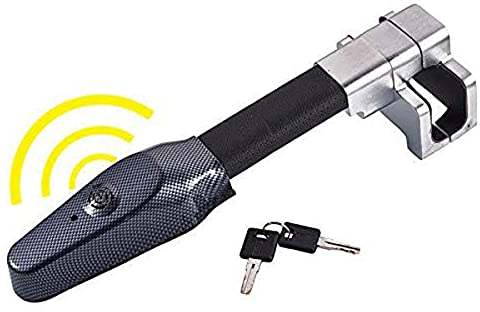 Lenkradschloss mit Alarm Anti-Diebstahl-Sicherheits-Auto-Diebstahl-Sicherheitsschloss Einziehbarer Schutz T-Lock little surprise