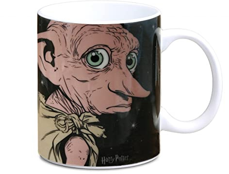 Logoshirt® Harry Potter I Dobby Is A Free Elf | porslin I kopp I kaffemugg I 300 ml | diskmaskin- och mikrovågsugnssäker | i färgglad presentförpackning | Licensierad originaldesign