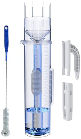 Climalytic Tropo Rain Gauge & Snow Gauge - Freeze-Proof All Weather Gauge for Extended Outdoor Use - Large 13.5” Capacity - Professional, CoCoRaHS-Approved Accuracy - Easy-to-Use Rain & Snow Meter