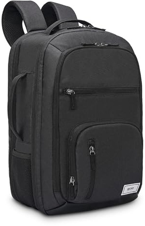 Solo New York Grand Travel TSA Rucksack, Schwarz, Fits up to 17.3 Laptop, Grand Travel Tsa Rucksack