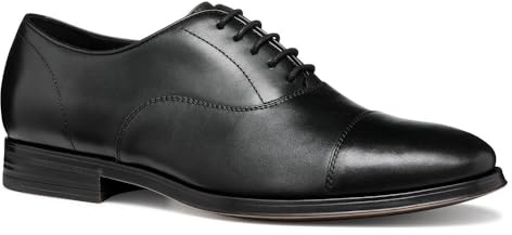 Geox - U REZZONICO B, Oxford Hombre, Black,