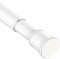 Asta per tende senza foratura Asta per tende telescopica per bagno, finestra, guardaroba 1 pezzo Bianco 105-260CM