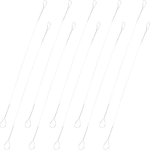 FOMIYES Filo Metallico per Tagliare Formaggio e Burro, 10 Pezzi in Acciaio Inossidabile Resistenti, Utensile da Cucina per Affettatrice, Conservabile in Cassetto