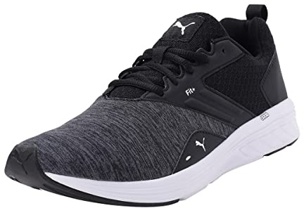 PUMA Unisex NRGY Comet Running Shoes, Puma Black-Puma White, 39 EU