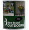 Bird Brand Outdoor Garden Paint Satin Finish (1 Litre, Black)