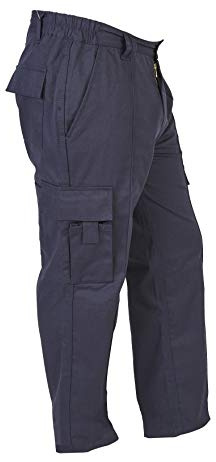 Himalayan Bullet Men's Combat Multi-Pocket Work Trousers (Black, 42-29)