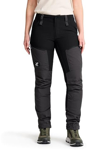 RevolutionRace Damen RVRC GP Pro Pants, Hose zum Wandern und für viele Outdoor-Aktivitäten, Jet Black, XXL