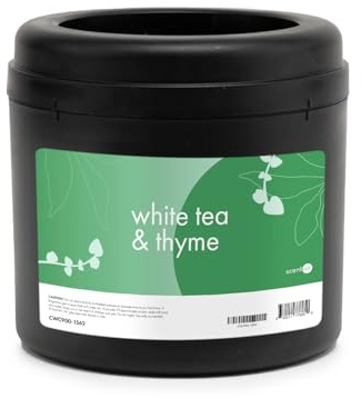 ScentAir Whisper Home - Cartuccia di profumo mensile, tè bianco e timo