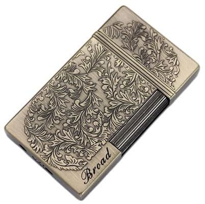 (Venduto senza gas) Accendino vintage, fiamma regolabile, design classico, regalo per gli uomini