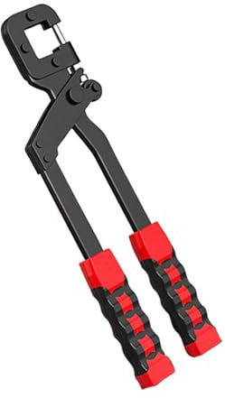 Alicates de crimpadora de pernos de metal con mango ergonómico para facilitar el funcionamiento en placas de yeso y paneles de yeso, herramienta manual de fijación de marco de construcción