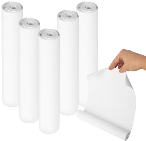5 RollenThermopapier A4, 210mm x 30mmx8.7m Schnelltrocknendes Thermopapier A4,Kompatibel mit den Meisten Thermodruckern,BPA-freiThermodrucker Papier,für Dokumente, Webseiten & Fotos