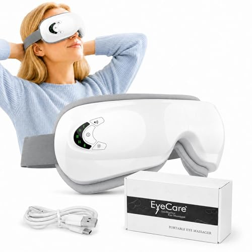 KIRJAUDU Appareil de massage oculaire avec chaleur et vibrations