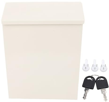 LMHHMIN Buzón Colgante con Cerradura Estilo Vintage Metal Accesorios para el hogar Buzón de Seguridad Buzón de Correos Buzón de Sugerencias