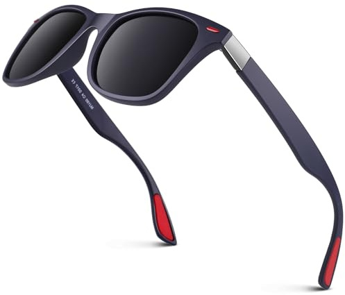 GQUEEN Gafas de Sol Hombre Mujer Polarizadas TR90 para Conducir Deportes Pesca 100% Protección UV400 MO90