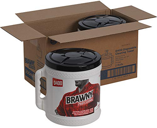 Georgia-Pacific, GPC20040, Brawny All-Purpose Bucket Wiper, 2 / Carton, Orange