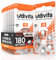 180 Hearing Aid Batteries Size 13 Udivita (Orange) PR48 Zinc-Air with Phono Pulse Technology - 30 Blisters of 6 Batteries