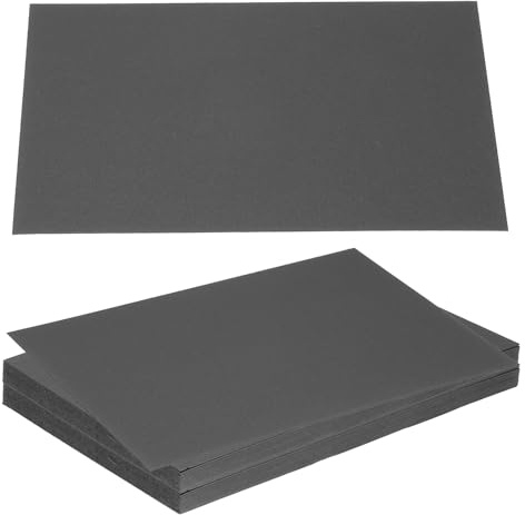 PATIKIL 12x8x0.02 Chipboard Sheets, 40Pcs 15PT Thick Book Board Binders Board Sturdy Bookbinding Supplies for Book Binding Cover, Black