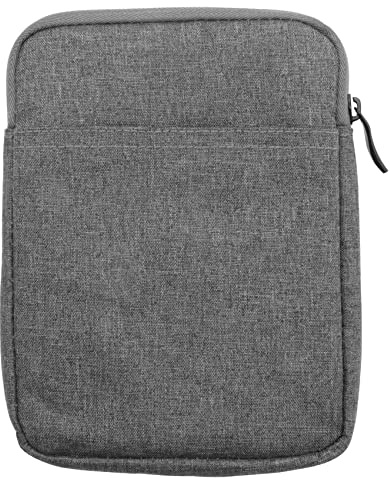 Asyduey Borsa per E-Tablet da 6 Pollici con Antiurto per Tablet Ebook per Paperwhite 4/3/2/1 Voyage Kpw3 958/558/499 per 8 Tasche per Libri Grigio Scuro