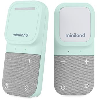Miniland Digitakl Lite Audio-Babyphon, Babyphone mit bidirektionalem Audio, Reichweite 300 m