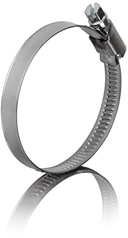 GARSIDURO® Schlauchschellen Edelstahl | 40-60mm [6 Stück] | Profi W4 Schlauchklemme | Schlauchschellen geeignet für die Sandfilteranlage oder als Gartenschlauch Schellen & Pool Schlauchschellen