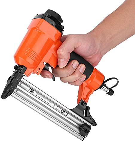 Nail Gun, Energy Saving Professional 0.4-0.7mpa Air Brad Nailer, for Industry Pneumatic Nail Gun 10-30mm Straight Nails Pneumatic Staple Gun
