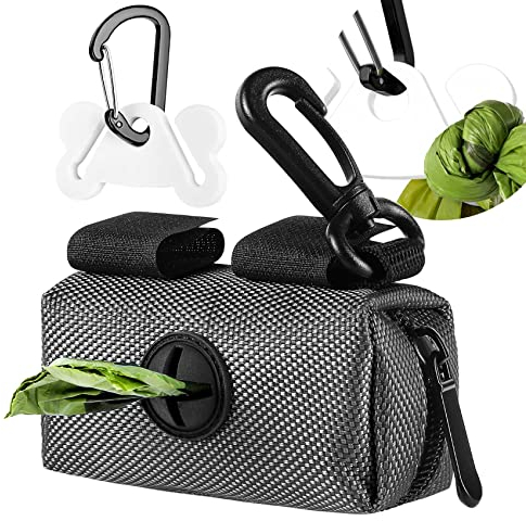 Spender für Hundekotbeutel Dispenser, Dog Poop Bag Holder, Hundekotbeutelhalter, Kotbeutelspender, Leinenspender für Hundekotbeutel, Dog Poop Bag Dispenser, Haustierhundekotbeutelspender, Grau