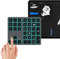Doohoeek Bluetooth-Tastatur mit Hintergrundbeleuchtung für iPad Procreate, wiederaufladbare Tastatur für Procreate und Zeichenkürzel für iPad und Grafiktabletts, Grau