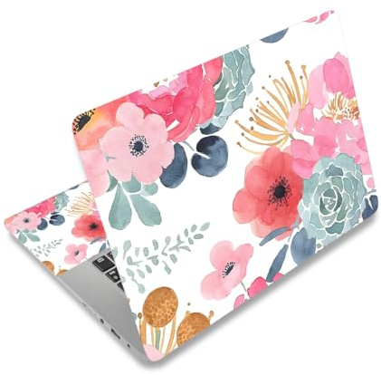 Protezione in vinile autoadesiva per laptop con design artistico, per laptop da 13,3 14 15 15,4 15,6 pollici, adesivo per notebook PC MacBook (F5)