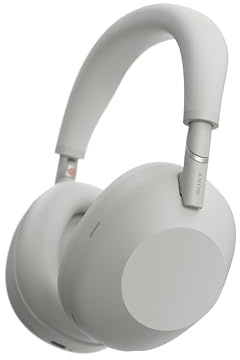 Sony WH1000XM6 Noise Cancelling Wireless Headphones, Platinum Silver [2025] - Premium Sound, Hi-Res Audio with Multi-Noise Sensor Technology, Up to 30-Hour Battery-Life, Premium Folding Design