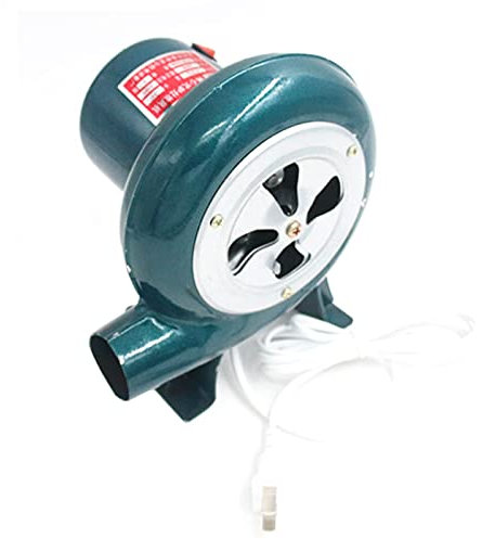 Pealihuy Ventilatore portatile per camino, ventilatore elettrico per forgia, ventilatore centrifugo per barbecue, per famiglie all'aperto, rame, 80 watt