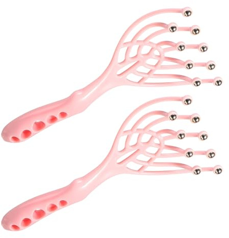 Gogogmee 2pcs Scalp Massager Handheld Head Scratcher Claw Scalp Massager Tool Massage Hair Brush for Deep Relaxation