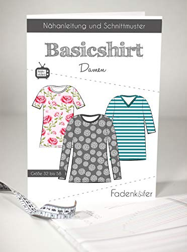 Schnittmuster und Nähanleitung - Damen Shirt - Basicshirt