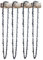 SECURA 4 Sägeketten kompatibel mit Makita UC4051A Motorsäge mit 40cm 3/8LP 56TG 1,3mm