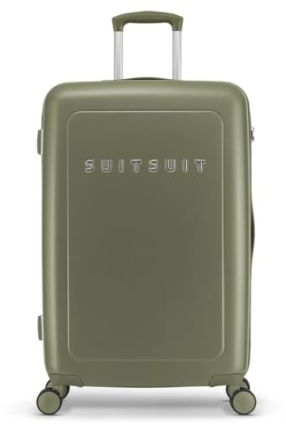 SUITSUIT Natura Reisekoffer mit 4 Rollen – 76 cm – 94L – Olive
