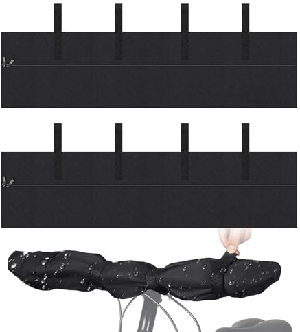 2 pcs Handlebar Cover Ebike Transport Protection, (35.8x 9 in) Widen lengthen Handlebar Protective Cover Handlebar Hood for Rear Rack Handlebar Rain