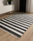 benuta Pop Baumwollteppich Tom - Schwarz/Creme 120x170 cm - Handgewebter Wohnzimmer Teppich - 100% Recycelte Baumwolle - Für Fußbodenheizung geeignet