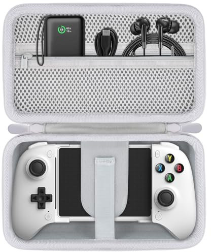 Aenllosi Hard Carrying Case Compatible with 8Bitdo Ultimate Mobile Gaming Controller,Not Including 8Bitdo Bluetooth Mobile Game Controller(Case Only) (White)