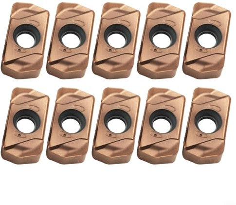 10 Pieces LNMU0303ZER-MJ AH725 Carbide Insert CNC Lathe Turning Tools For Semi-Finishing And Finishing Metalworking Milling Cutter With High Grip Strength Industrial Machining