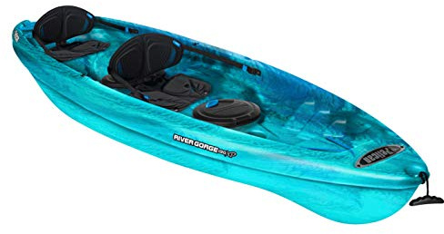 Pelican - River Gorge 130X Tandem Kayak - Sit-on-Top - Recreational 2 Person Kayak - 13 ft