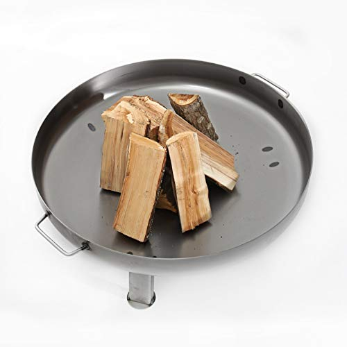 Czaja Stanzteile Braciere Bonn Ø80cm - con foro di scarico dell'acqua - caminetto per esterno, ciotola del fuoco per terrazza e giardino