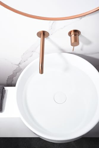 IMEX GLG053/ORC GÉNOVA Monomando Empotrado Lavabo Oro Rosa Cepillado